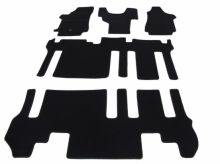 interior textile mats for Hyundai H1, passenger, 3 rows, 2007>2020, 2nd row 1+1