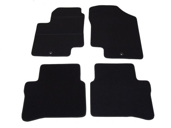 tekstilni tepih za unutrašnjost odgovara za Hyundai i20, 2008>2012 (vozač - 1 fiksator)