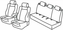 presvlake za sjedala za Hyundai i30, 2017> - N - 5 vrata