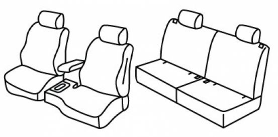 presvlake za sjedala odgovaraju za Hyundai Inster, 2025> - Smart, Electric - 5 vrata