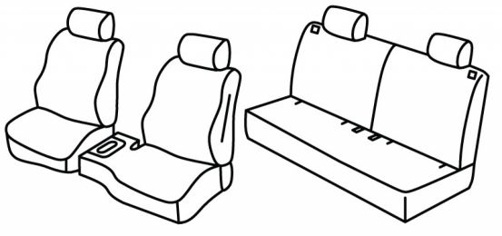 presvlake za sjedala odgovaraju za Hyundai Inster, 2025> - Urban, Electric - 5 vrata