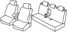 presvlake za sjedala za Hyundai Kona, 2017>2023 - Electric - 5 vrata