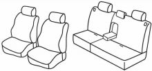 presvlake za sjedala za Hyundai Santa Fe, 2000>2006