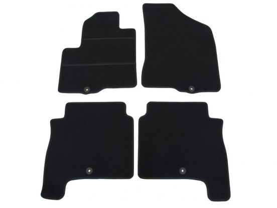 interior textile mats compatible for Hyundai Santa Fe 2, 2006>2010, 2 rows