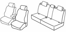 presvlake za sjedala za Hyundai Santa Fe, 2006>2013 - 5 vrata