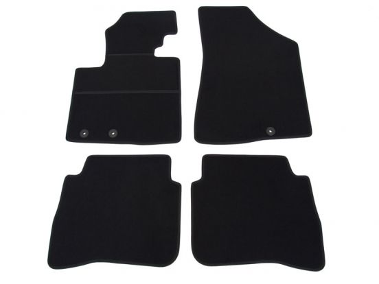 interior textile mats compatible for Hyundai Santa Fe 2, 2010>2012, facelift