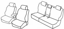 presvlake za sjedala za Hyundai Santa Fe, 2012>2016, 2016> - 5 vrata