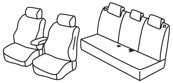 seat covers compatible for Hyundai Tucson, 2020> - 5 door