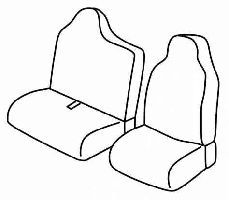 seat covers compatible for Isuzu Elf / Serie N, 2023>