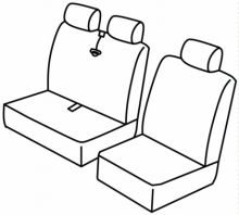 presvlake za sjedala za Iveco Daily, 2000>2006