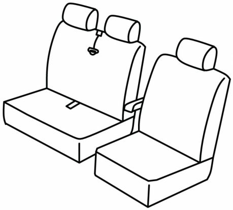 presvlake za sjedala odgovaraju za Iveco Daily, 2007>2011 - facelift 2007