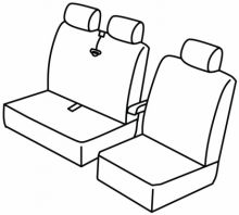 presvlake za sjedala za Iveco Daily, 2007>2011 - facelift 2007