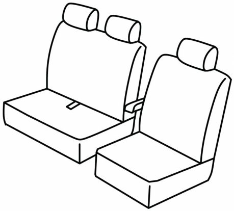 presvlake za sjedala odgovaraju za Iveco Daily, 2007>2011