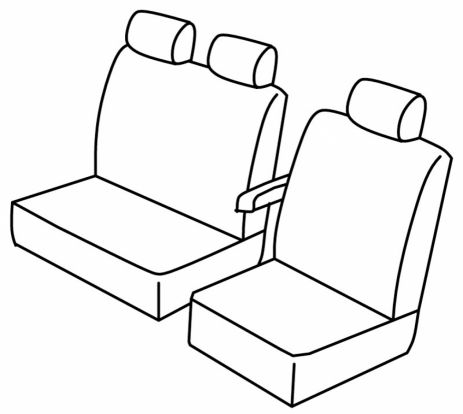 presvlake za sjedala odgovaraju za Iveco Daily, 2007>2011