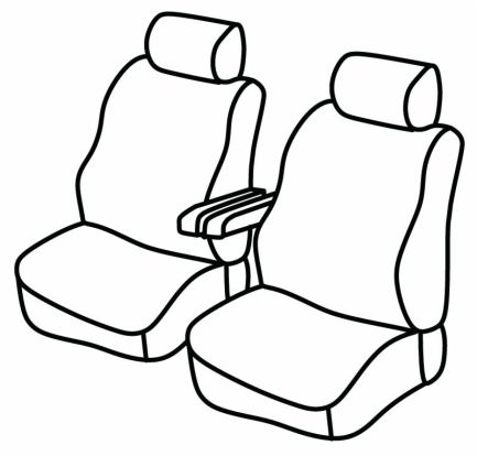 seat covers compatible for Iveco Daily, 2015>2019, 2019>