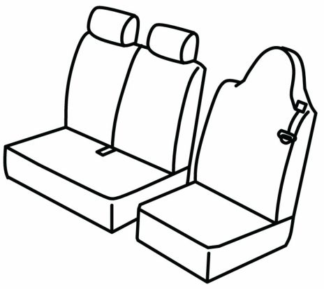 seat covers compatible for Iveco Eurocargo, 2008>2016