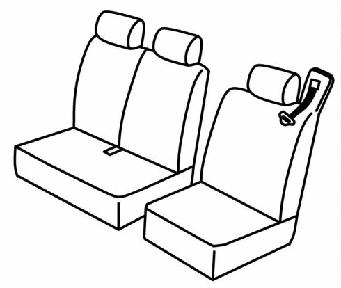 seat covers compatible for Iveco Eurocargo, 2008>2016
