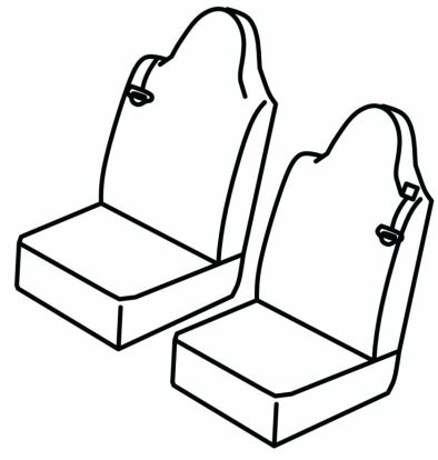 seat covers compatible for Iveco Eurocargo, 2008>2016