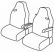 seat covers compatible for Iveco S-way, 2019> - Driver Standard + passenger Standard-1