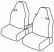 seat covers compatible for Iveco S-way, 2019> - Driver Standard + passenger Standard-1