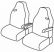 seat covers compatible for Iveco S-way, 2019> - Driver Standard + passenger Standard-1