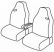 seat covers compatible for Iveco S-way, 2019> - Driver Standard + passenger Standard-1