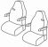 seat covers compatible for Iveco Stralis/ Hi-way, 2002>2012/ 2012>2019 - Driver Standard + passenger Standard-1