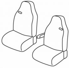 presvlake za sjedala za KAMION Iveco Stralis/ Hi-way, 2002>2012/ 2012>2019 - Driver Standard + passenger Standard