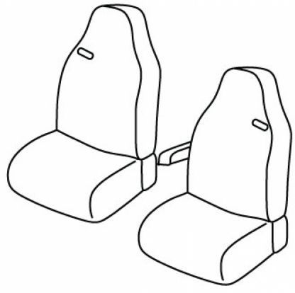 presvlake za sjedala odgovaraju za KAMION Iveco Stralis/ Hi-way, 2002>2012/ 2012>2019 - Driver Standard + passenger Standard