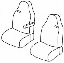 presvlake za sjedala za KAMION Iveco Stralis/ Hi-way, 2002>2012/ 2012>2019 - Driver Standard + passenger Standard