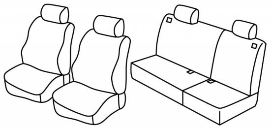 seat covers compatible for Jeep Grand Cherokee, 1999>2004