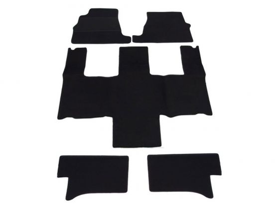 tekstilni tepih za unutrašnjost odgovara za Kia Carnival 1, 2002>2006, manual, 3 reda