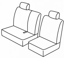 presvlake za sjedala za Kia K2700, 2007> - 2 vrata