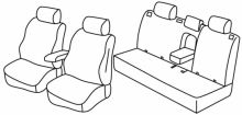 presvlake za sjedala za Kia e-Niro, 2018> - 5 vrata