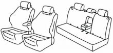 presvlake za sjedala za Kia Niro, 2022> - Hybrid - 5 vrata