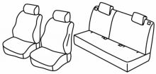 presvlake za sjedala za Kia Picanto, 2017>
