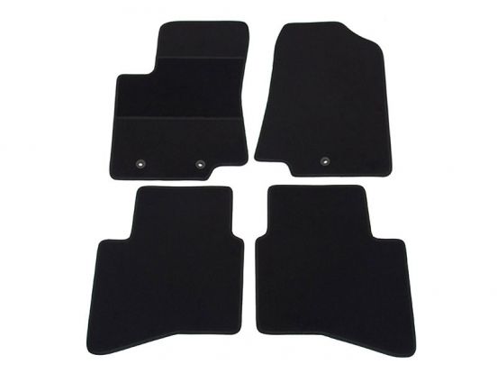 interior textile mats compatible for Kia Rio 3, 2011>2017