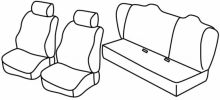 seat covers for Kia Sephia, 1992>1999 - 4 door