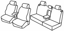 presvlake za sjedala za Kia Sorento 1, 2008>2009 - facelift - 5 vrata