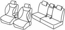 presvlake za sjedala za Kia Sorento 3, 2014>2017 - Exclusive - 5 vrata