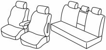 seat covers for Lancia Lybra, 1999>2006 - Sedan - 4 door