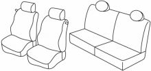 presvlake za sjedala za Lancia Ypsilon, 2003>2011 - 3 vrata