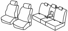 presvlake za sjedala za Land Rover Discovery, 2017> - 5 vrata