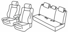 presvlake za sjedala za Lexus CT 200h, 2010>2014 - Hybrid - 5 vrata