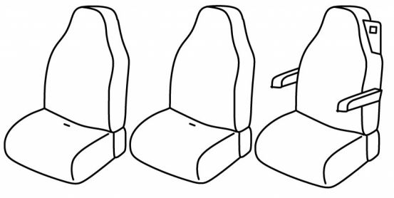 seat covers compatible for Man TGL/TGX, 2022>