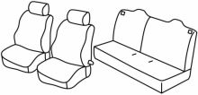presvlake za sjedala za Mazda 323 P, 1997>2000 - 3 vrata