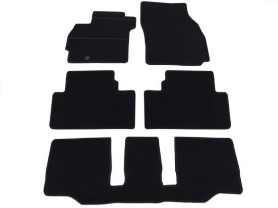interior textile mats compatible for Mazda 5, 2005>2010, 3 rows