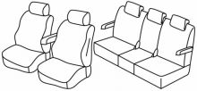 presvlake za sjedala za Mazda 5, 2005>2010 - 5 vrata