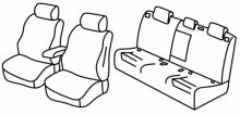 presvlake za sjedala za Mazda 6, 2019> - Wagon