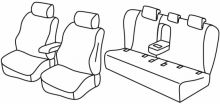 presvlake za sjedala za Mazda 6, 2019> - Sedan - 4 vrata